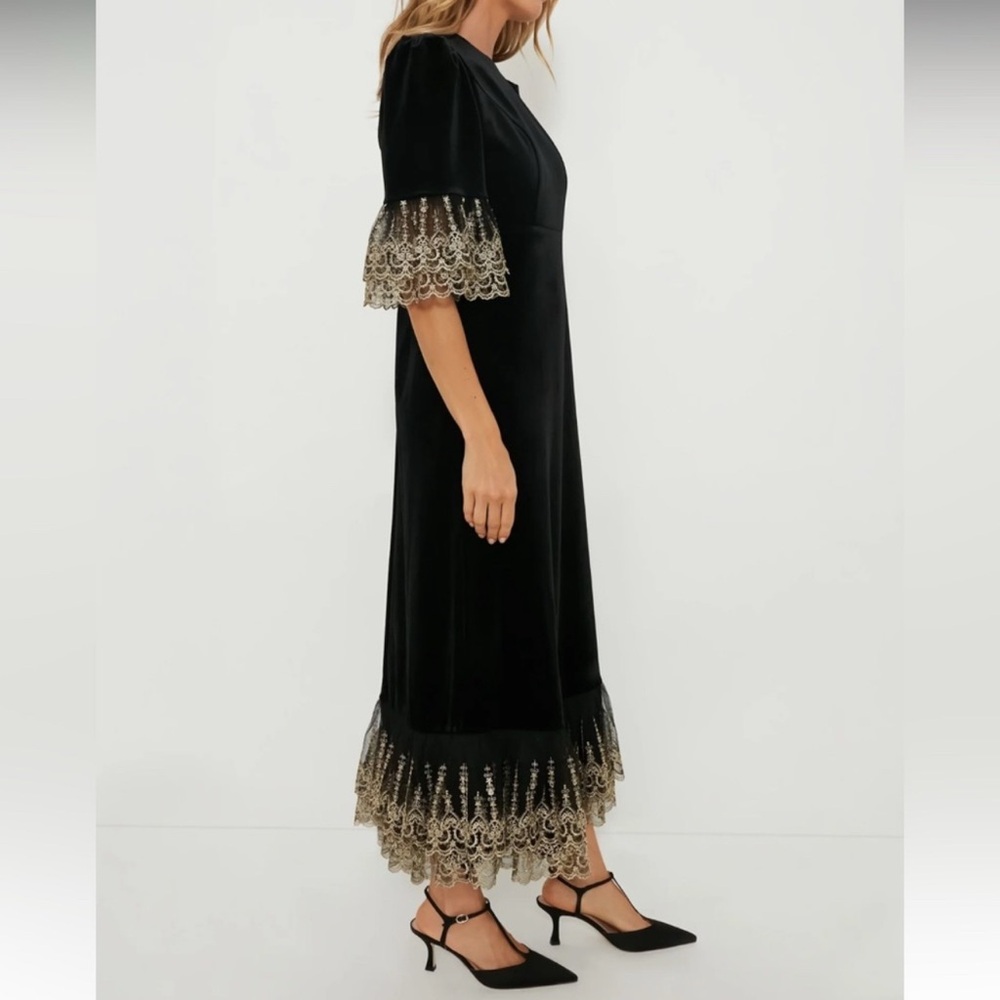 Tuckernuck Black Velvet Lillith Dress - Picture 2 of 9
